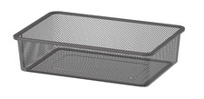 Boîte de rangement en maille IKEA TROFAST, gris foncé, 42 x 30 x 10 cm