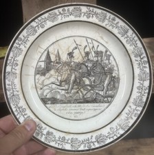 Creil Assiette Parlante