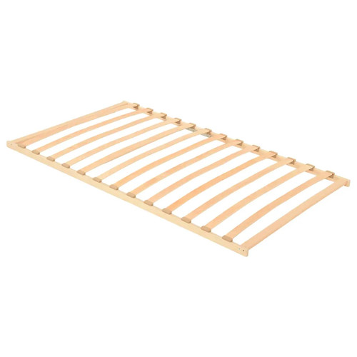 Sommier lattes marron bois - marron,