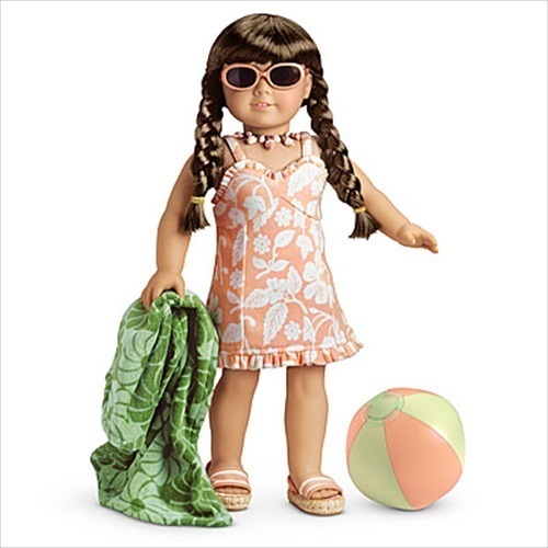 American girl molly swimsuit - girl,
