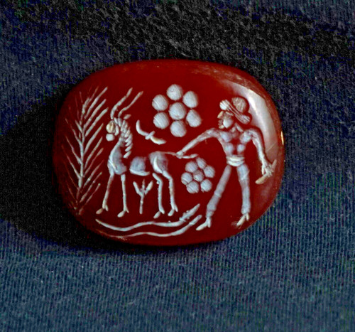 Intaille sassanide 226 650 - sassanide, (226-650