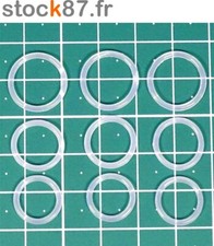 6005# Lot de 9 courroies de remplacement pour locomotive jouef