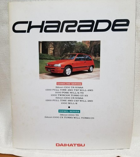 Catalogue daihatsu charade car - charade,