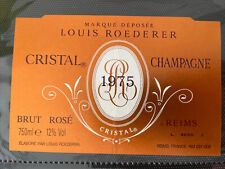 Une étiquette de champagne