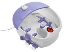 SANITAS bain de pied à remous avec vibration 120W - 3 embouts pédicure - protect