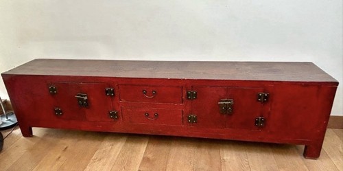 Buffet bas rectangulaire bois