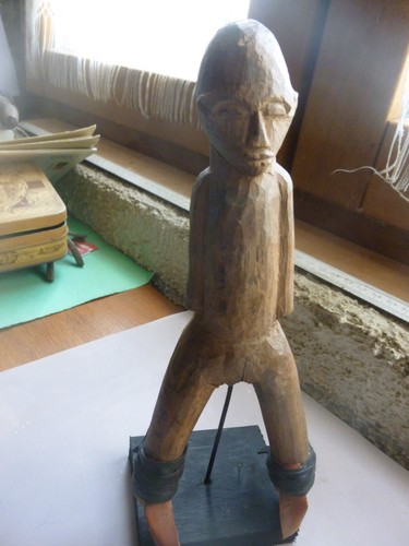 Art africain lance pierre lobi - pierre,