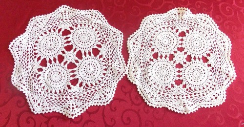 Napperons crochet artisanal - napperons,