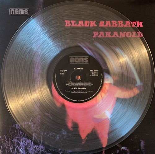 Black sabbath paranoid 180 - sabbath,