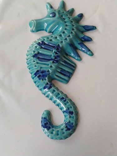 Hippocampe céramique - hippocampe, en