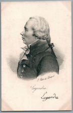 ADRIEN LEGENDRE MATHEMATICIAN GEOMETER MERIDIANS GREENWICH POLYNOMIALS POSTCARD SCIENCE