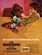 1973 Advertising 1120 Advertising Bulgomme Thick Clothing Coat Table Protector