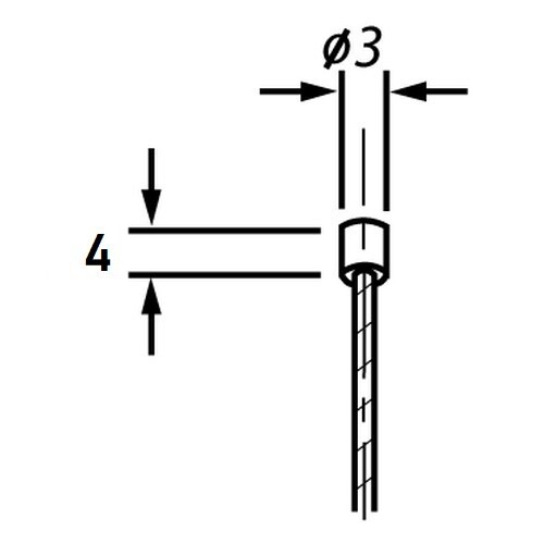 Cable gaz starter - cable,