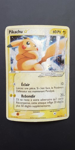 Carte pokémon pikachu - carte,