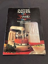 livre saucier vivalp , maître