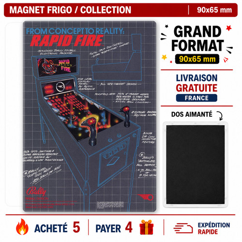 Magnet frigo flipper - flipper,