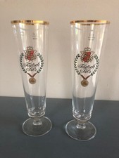 2 ANCIENS VERRES A BIERE COLLECTION  "TEUTSCH PILS" 0.3 L