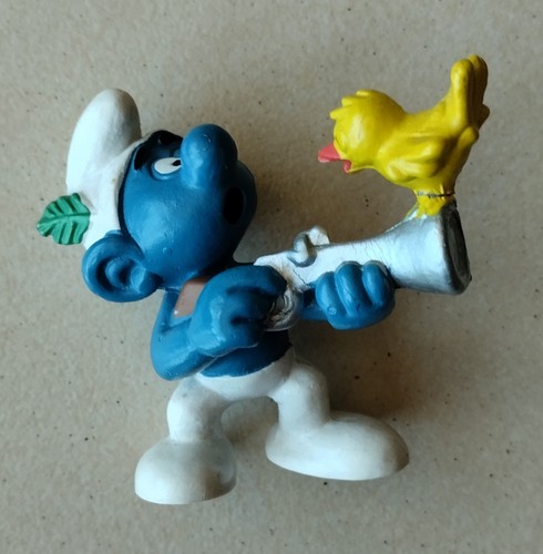 Figurine schtroumpf chasseur - schtroumpf,