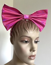 Big Bow Tie Vinyl Iridescent Holographic Party Costumes 600 Head Greenhouse!