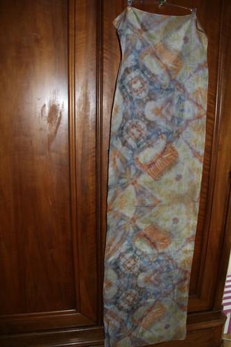 Foulard soie naturelle peint - soie,