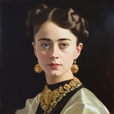 🎨 Portrait -  40x40 cm