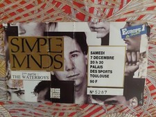1985 Place Concert Ticket Collection Simple Minds Once Upon A Time Toulouse