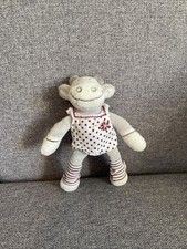 DOUDOU VACHE GRISE ROBE POIS