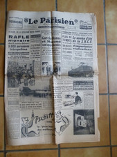 old newspaper LE PARISIEN 4 April 1956