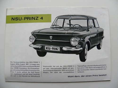Catalogue brochure nsu - brochure,