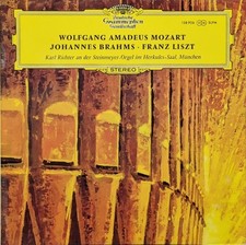 Mozart, Brahms, Liszt : Karl Richter à l'orgue Steinmeyer - LP