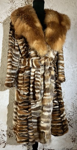 Harrods manteau long - long, fourrure