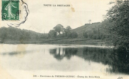 Carte camlez etang bois - du,