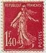 FRANCE STAMP TIMBRE YVERT 196