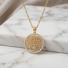 Collier - Pendentif - Arbre de