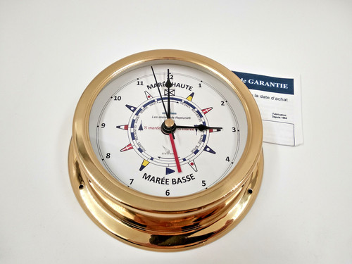 Horloge des marées laiton - marées,