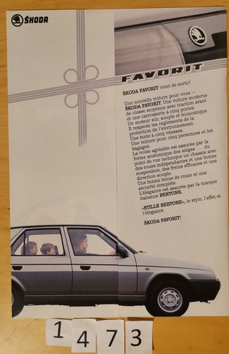 Skoda favorit 135 - skoda, s