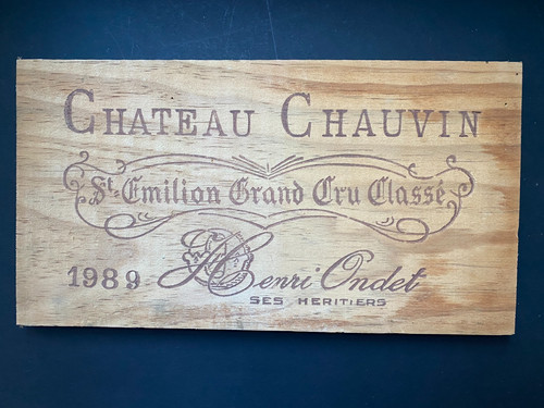 Ancienne estampe caisse - , vin