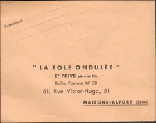 MAISONS-ALFORT PRIVATE ETS ENVELOPE LA TOLE ONDUULEE 