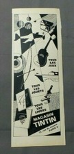 ANTIQUE ADVERTISEMENT ADVERT CLIPPING 150519 STORE TINTIN GAMES TOY BOOK PARIS