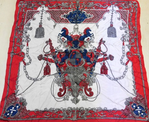 Foulard vintage 100 soie - vintage,