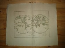 ANCIENNE CARTE MAPPE-MONDE