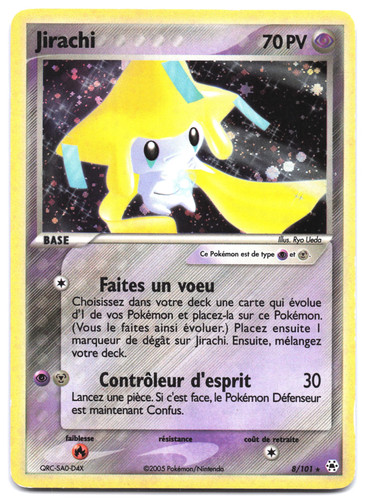 Carte pokémon jirachi - pokémon,