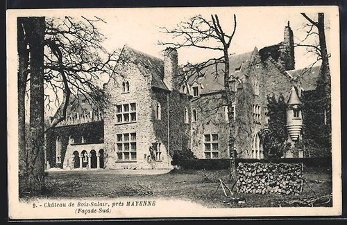 Cpa mayenne château de - cpa, mayenne,