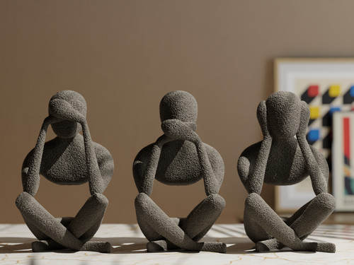 Lot sculptures zen - 3,