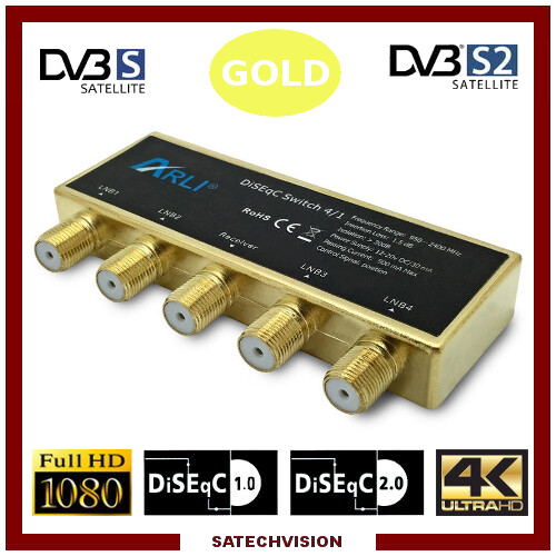 Commutateur diseqc gold - 4/1,