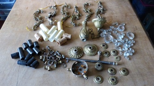 Lot lustrerie luminaire - lot, ancien