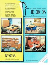 ADVERTISEMENT ADVERTISING 126 1962 Bobois furniture set decorator A.R.I.A.