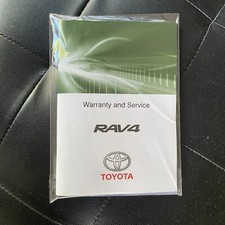 Toyota RAV4 Service Log Book Booklet