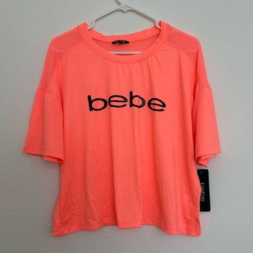 Bebe sport neon coral - neon, logo