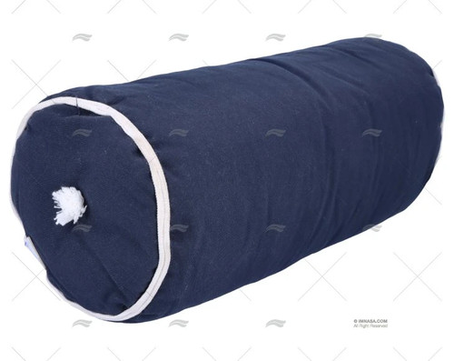 Coussin rond bleu - rond, kapok